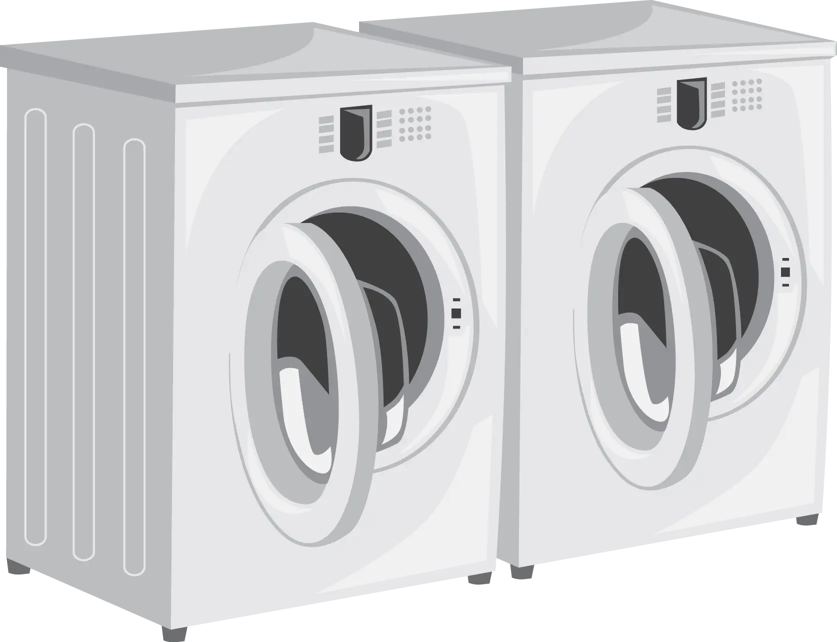 Modern Front-Load Washing Machines
