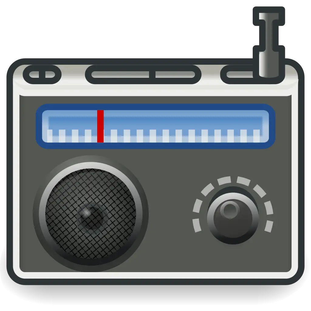 Vintage Radio with Tuner and Speaker