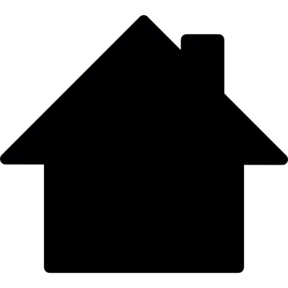 Black House Icon Silhouette