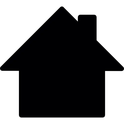 Black House Icon Silhouette