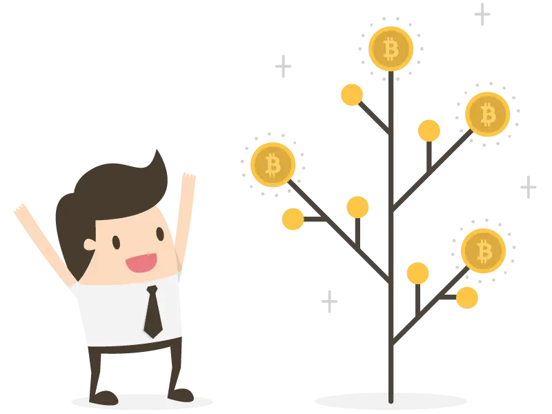 Bitcoin Tree Illustration