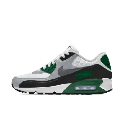 Green and Gray Athletic Sneaker Design