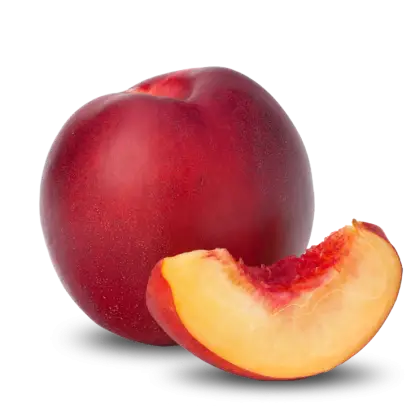 Juicy Peach with Slice Illustration