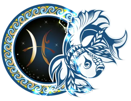 Pisces Zodiac Sign Illustration