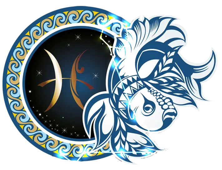 Pisces Zodiac Sign Illustration