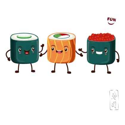Cute Sushi Characters