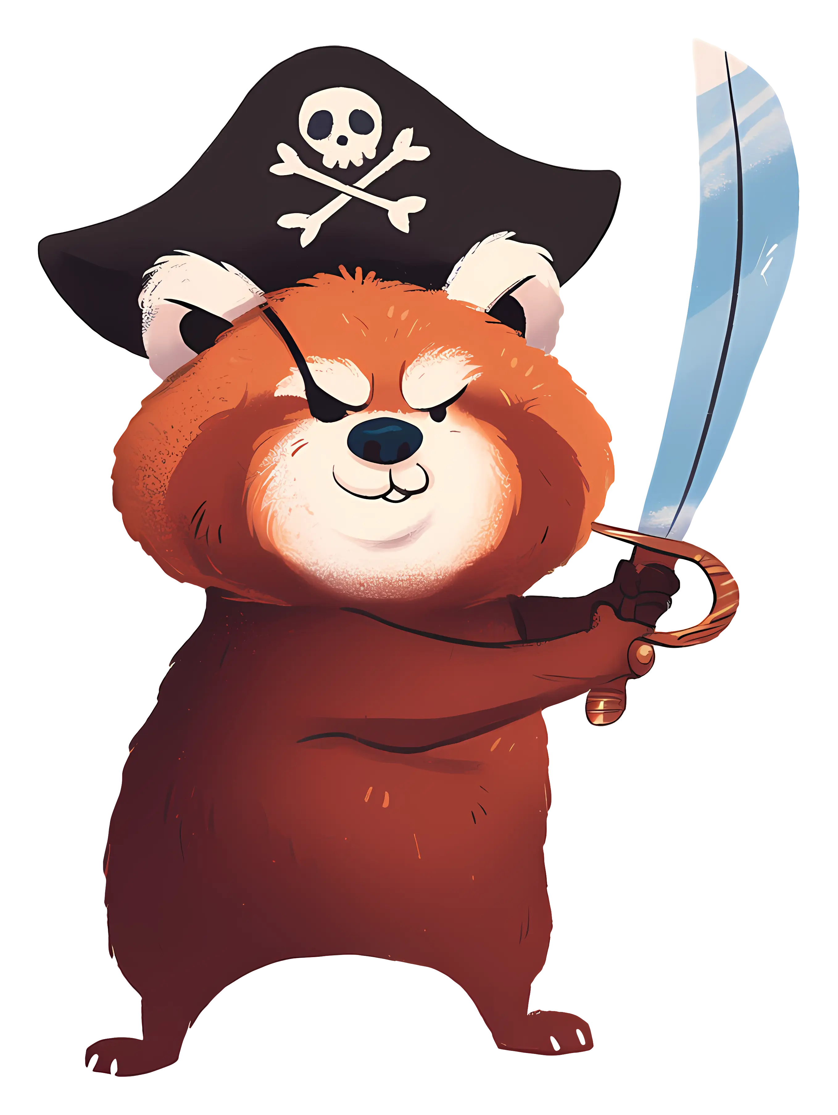 Pirate Bear with Sword