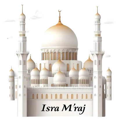 Elegant Mosque for Isra M&#039;raj