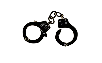 Black Handcuffs for Security