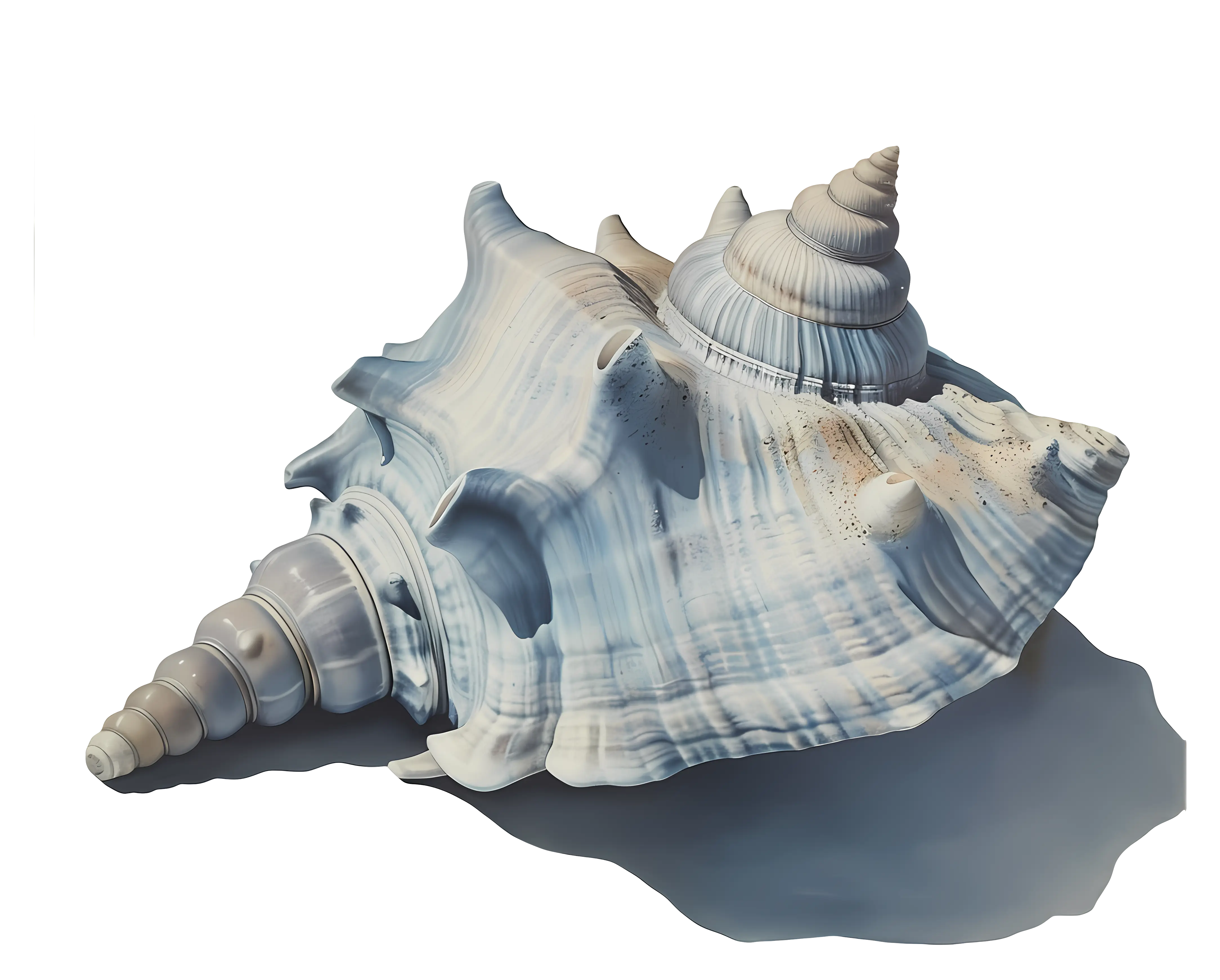 Conical Seashell from the Ocean