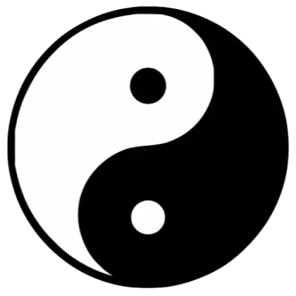 Yin Yang Symbol Representing Balance