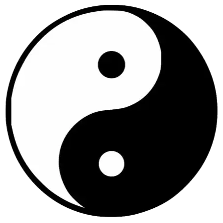 Yin Yang Symbol Representing Balance