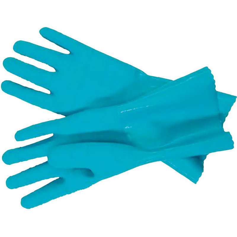 Blue Rubber Gloves for Cleaning or Safety