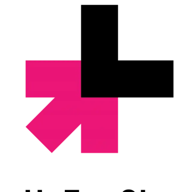 Pink and Black Arrows Logo