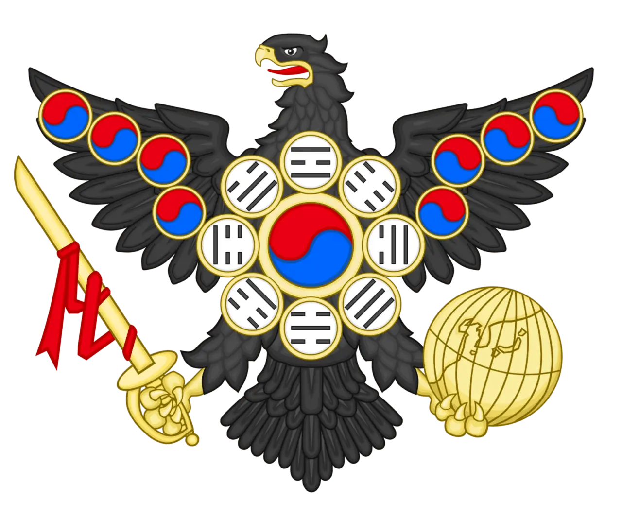 Eagle Emblem with Symbols