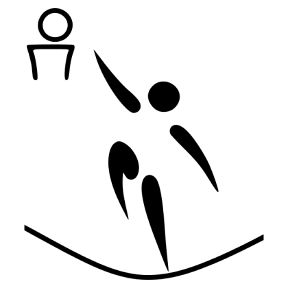 Silhouette of a Basketball Player in Action