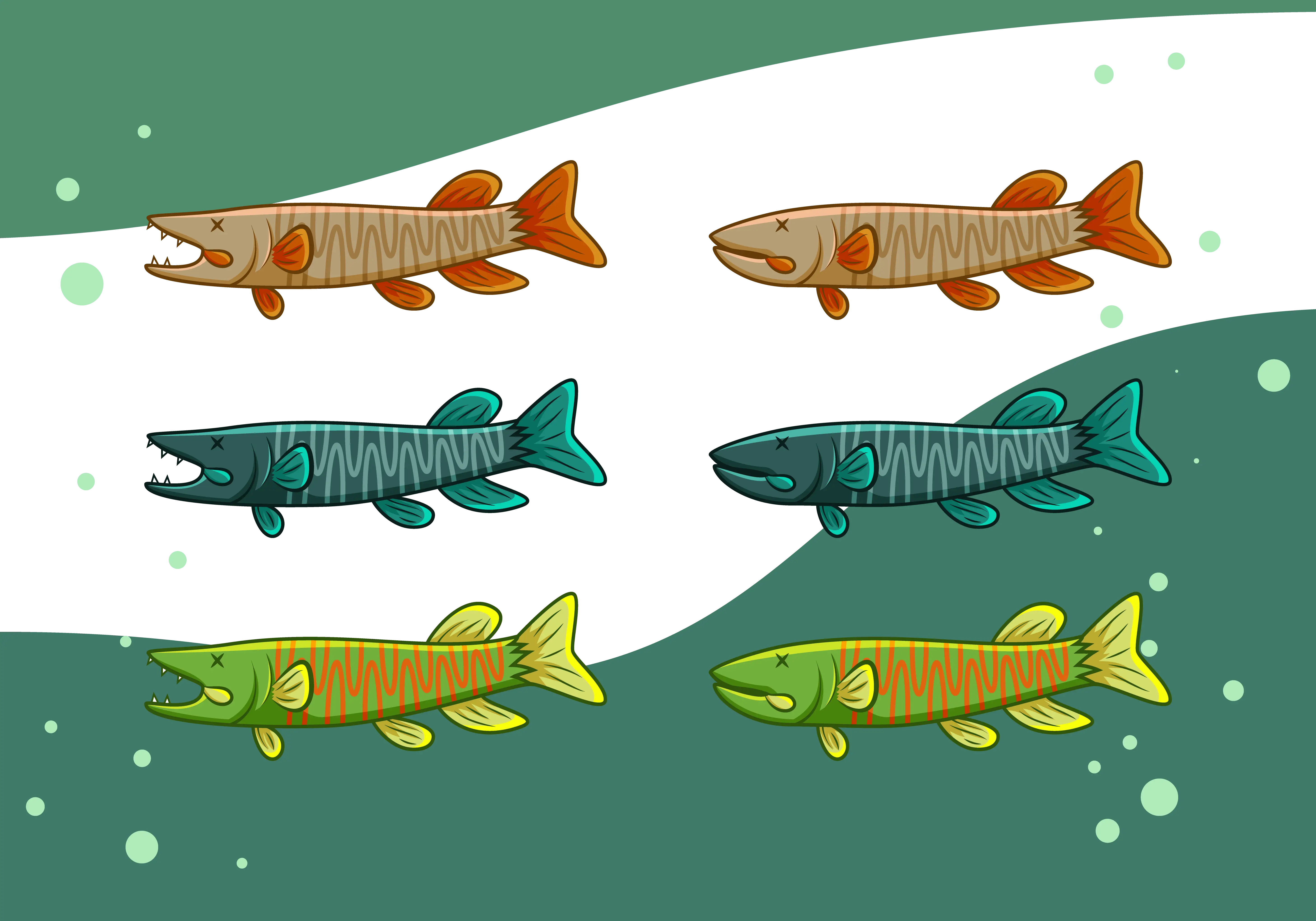 Colorful Fish in Water