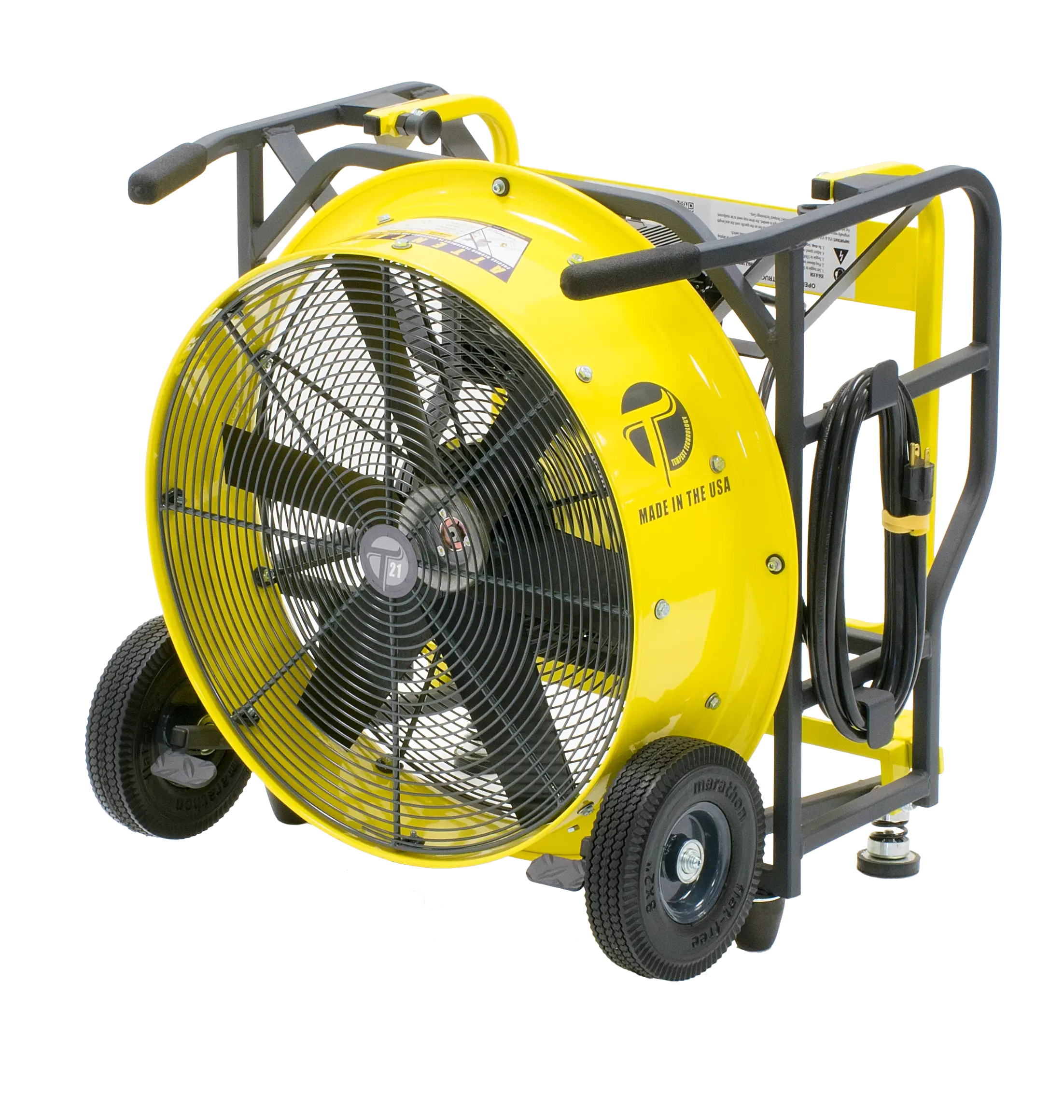Yellow Industrial Fan