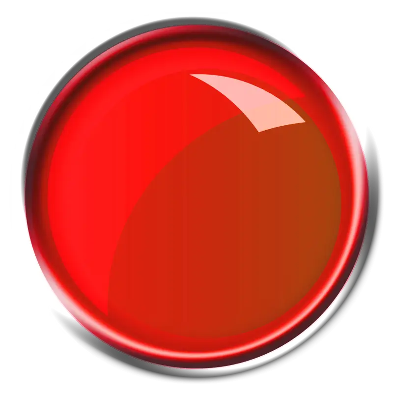 Shiny Red Glossy Button Icon