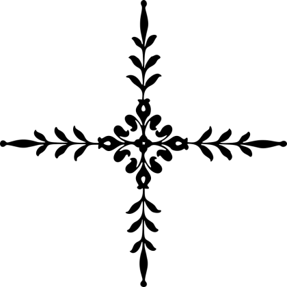 Ornamental Cross Pattern Artwork