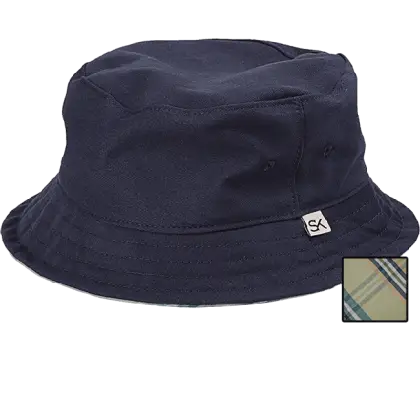 Navy Blue Bucket Hat with Classic Design