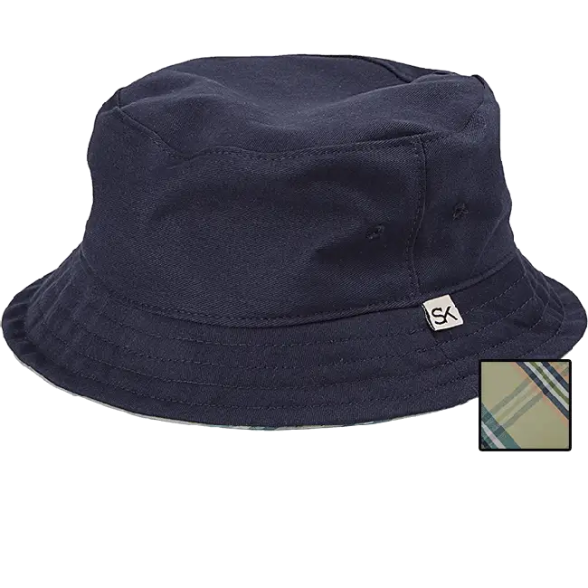 Navy Blue Bucket Hat with Classic Design