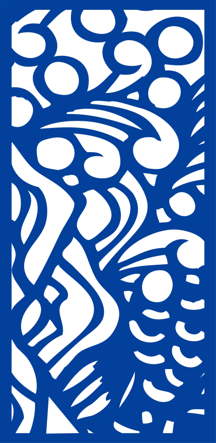 Blue Abstract Pattern Design
