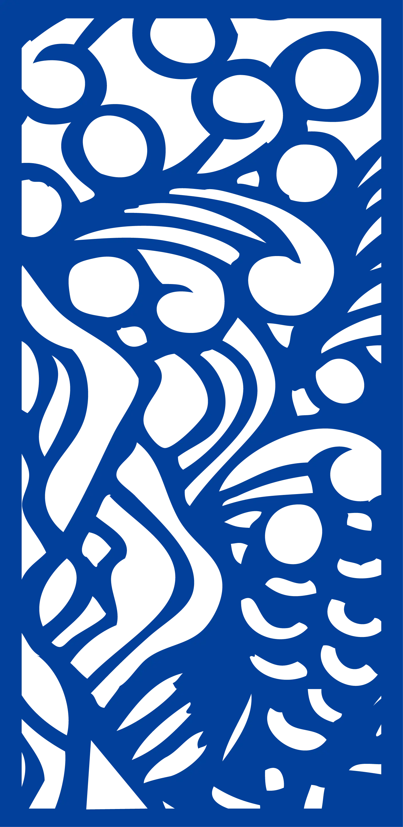 Blue Abstract Pattern Design
