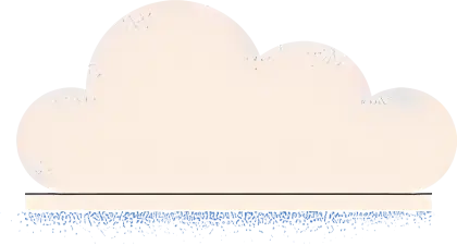 Fluffy Cloud Illustration