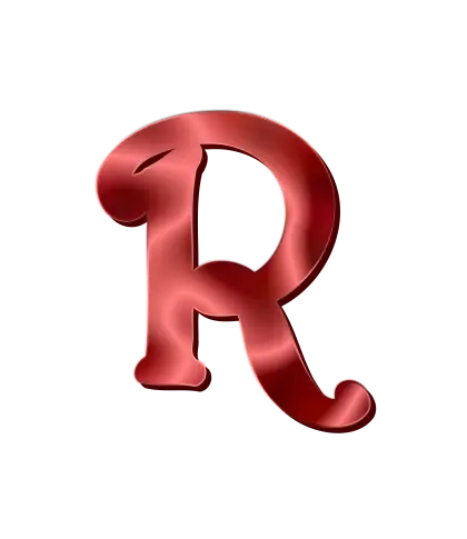 Red Letter R Typography