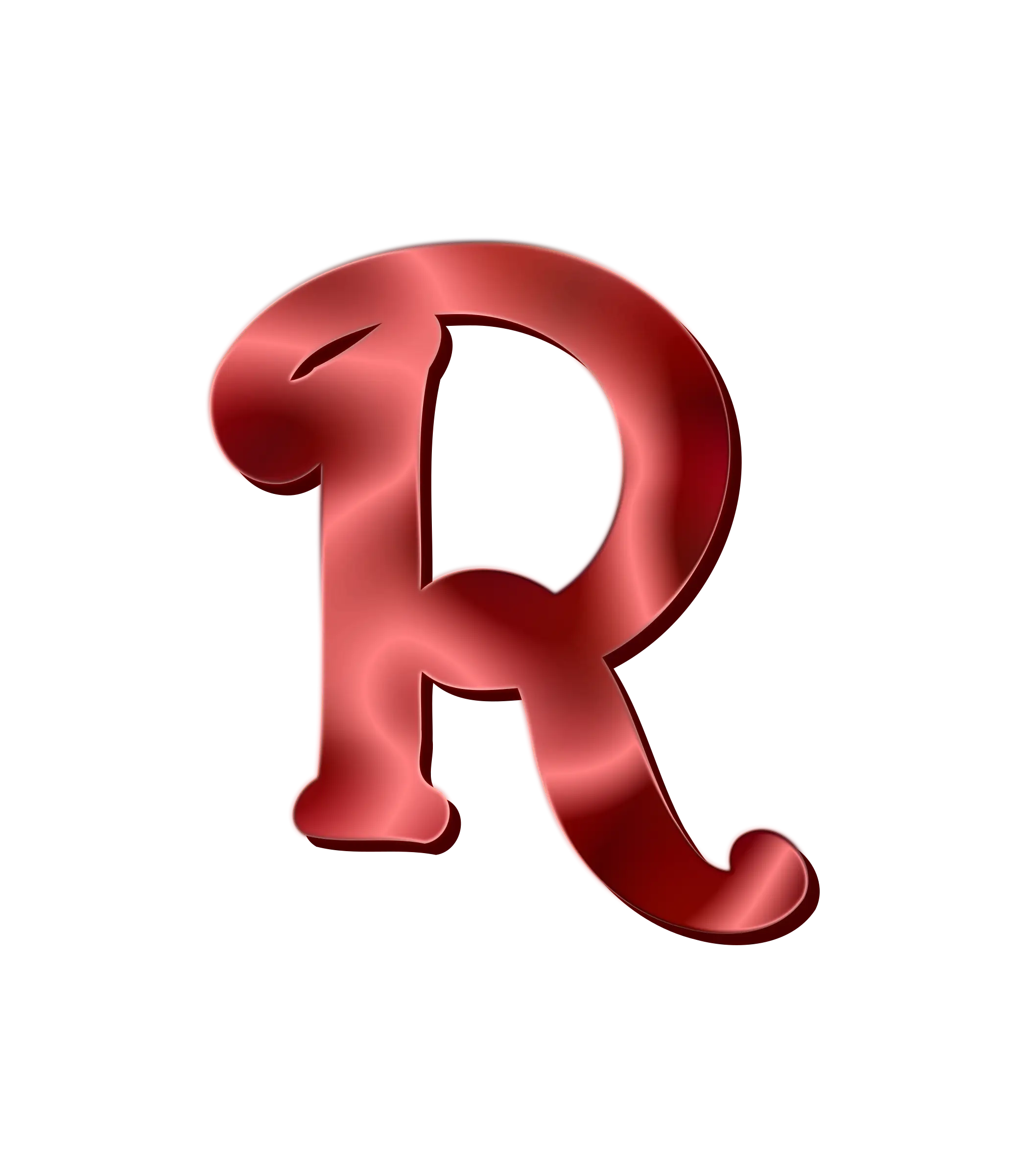 Red Letter R Typography