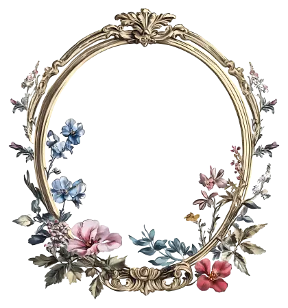 Floral Decorative Frame