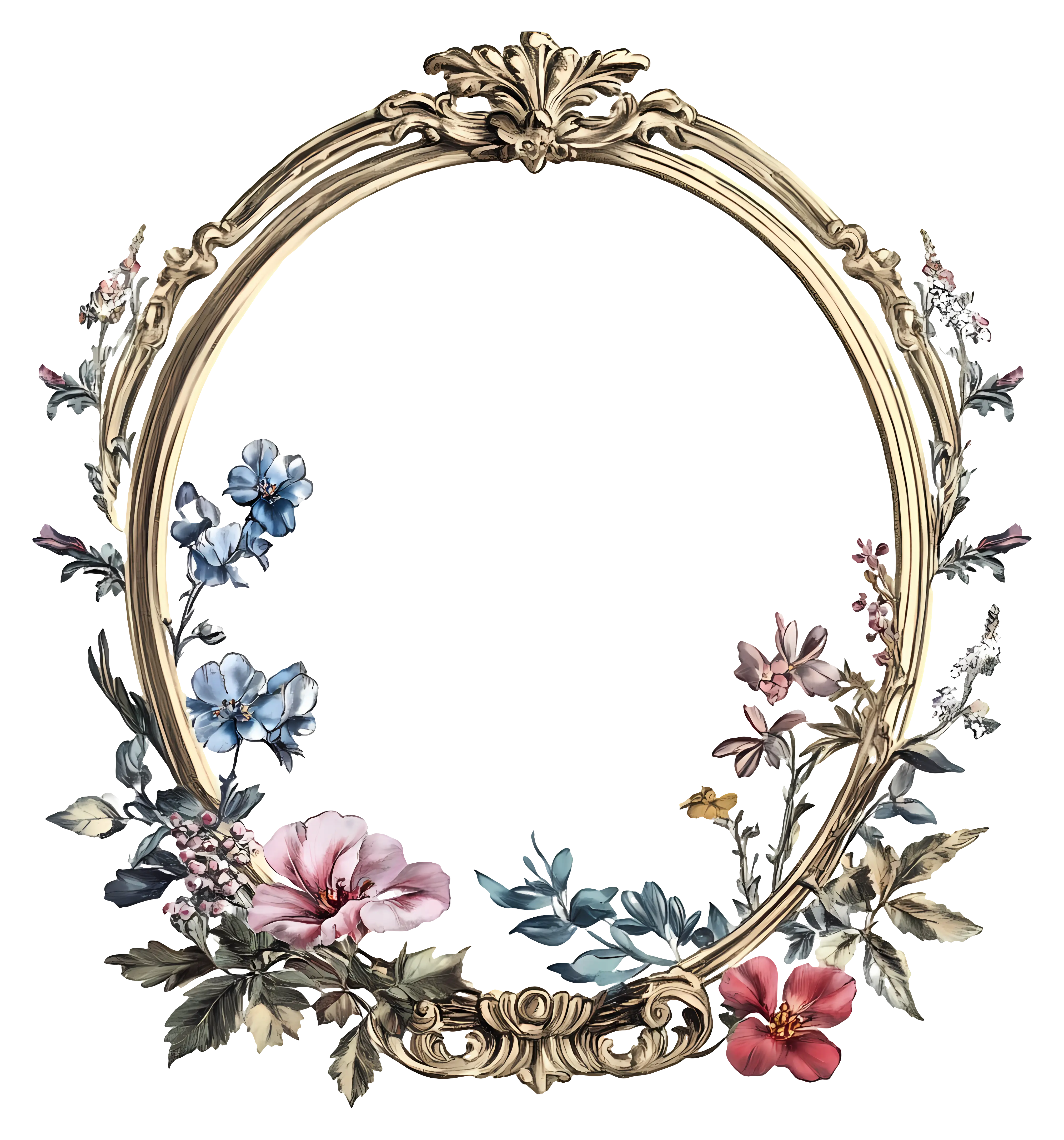 Floral Decorative Frame