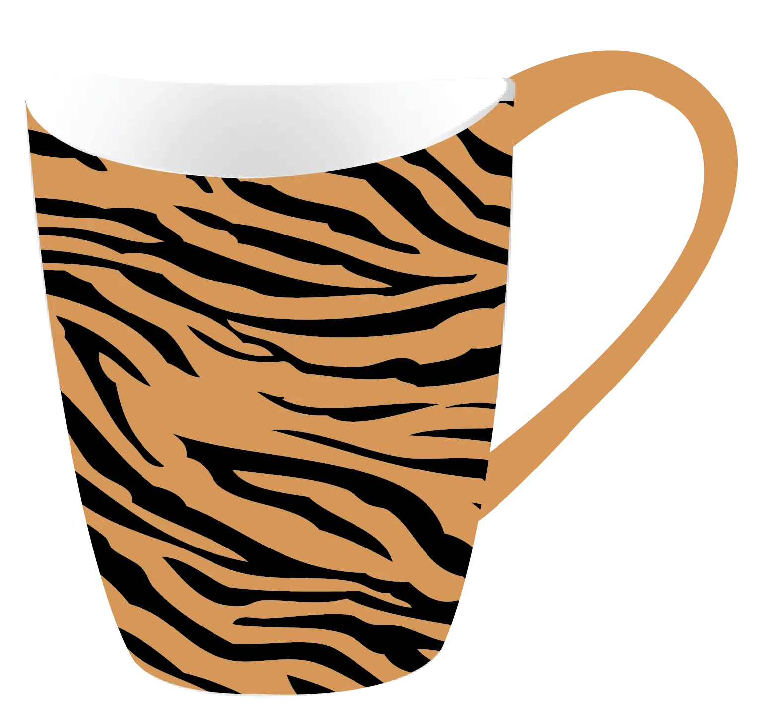 Stylish Tiger-Print Mug for Beverages