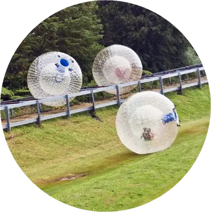 Outdoor Fun with Zorbing Balls
