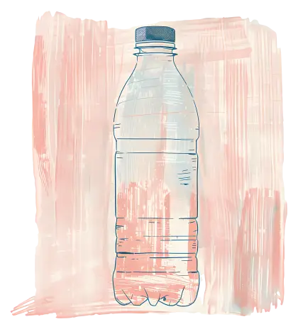 Plastic Bottle Illustration