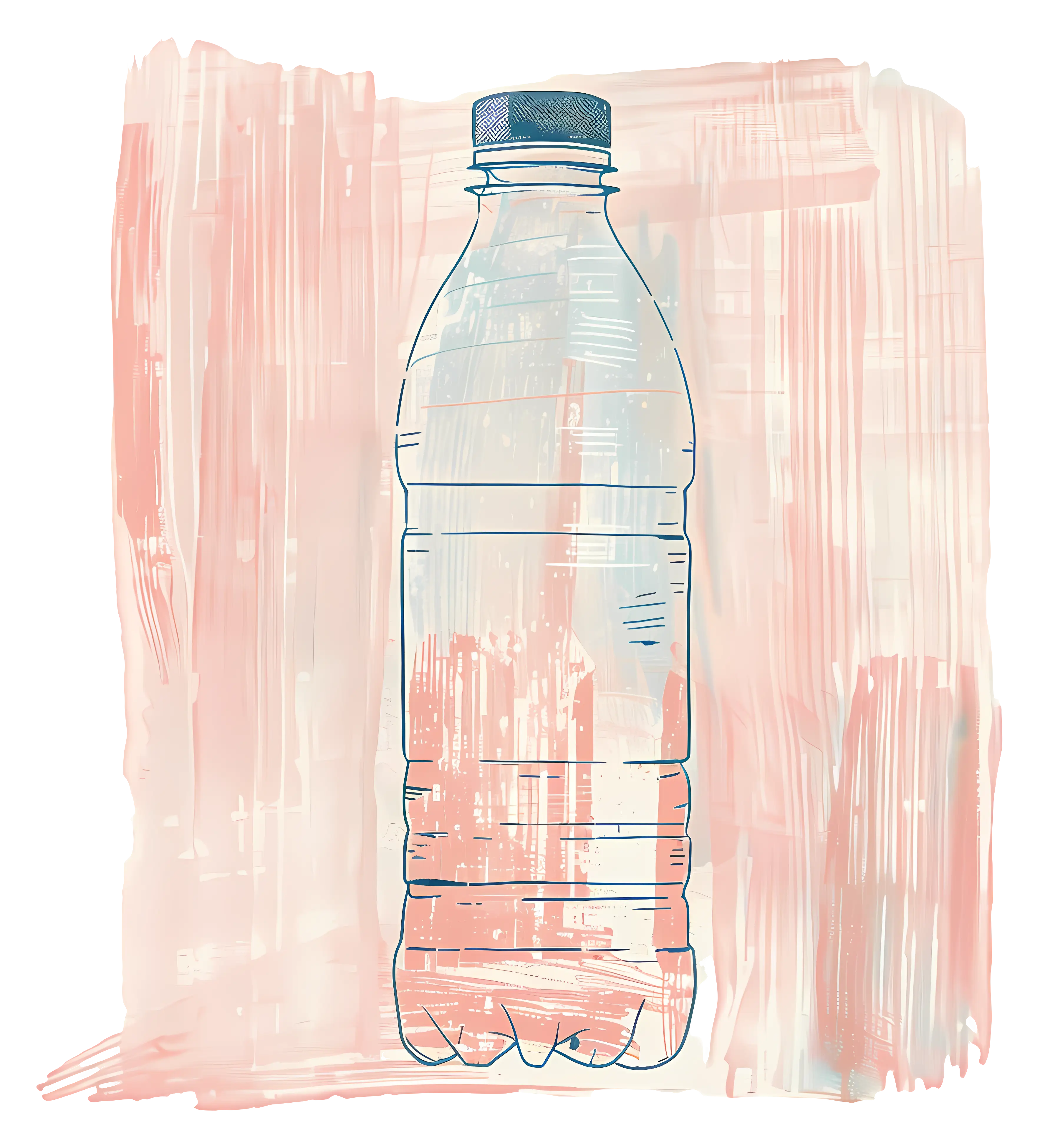 Plastic Bottle Illustration