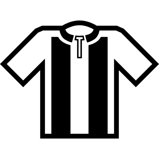 Black and White Jersey Icon