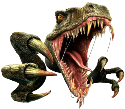 Ferocious Dinosaur Illustration