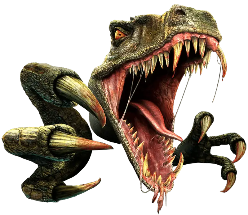 Ferocious Dinosaur Illustration