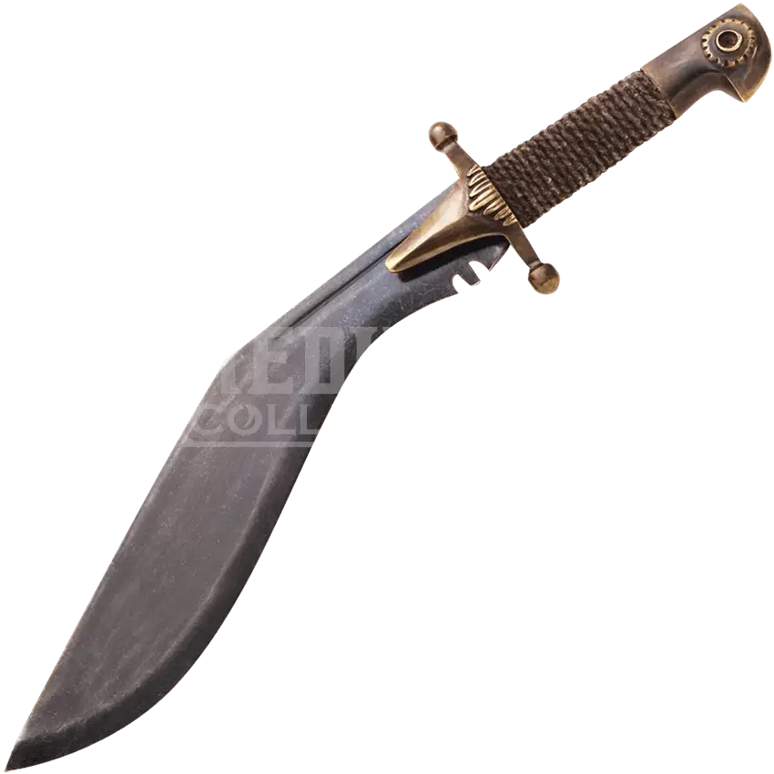 Traditional Kukri Knife with Wooden Handle