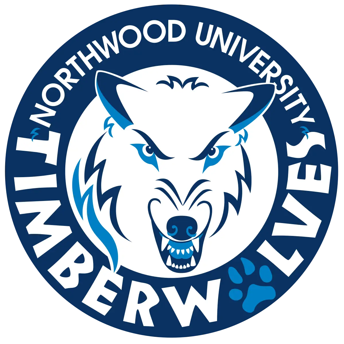 Northwood University Timberwolves Logo