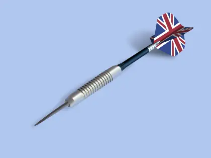 Union Jack Dart with Steel Tip