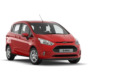 Compact Red Hatchback Car