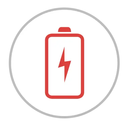 Red Battery Icon