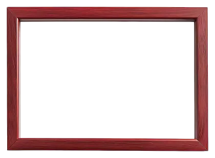 Wooden Rectangular Frame Illustration