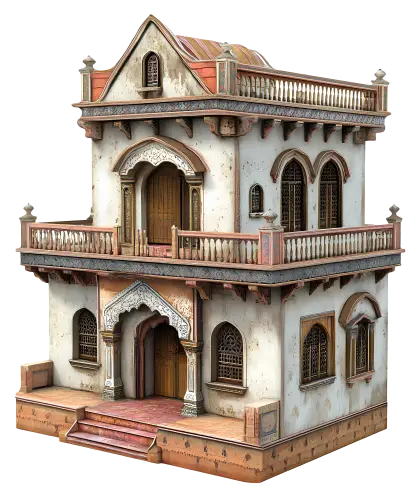 Vintage Architectural House