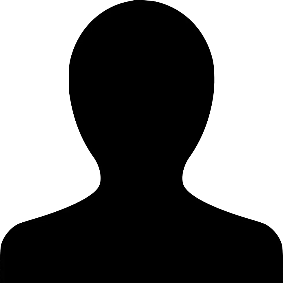 Black Silhouette User Profile Icon