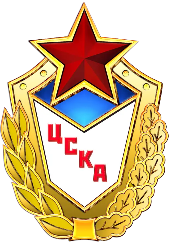 CSKA Badge Logo with Red Star