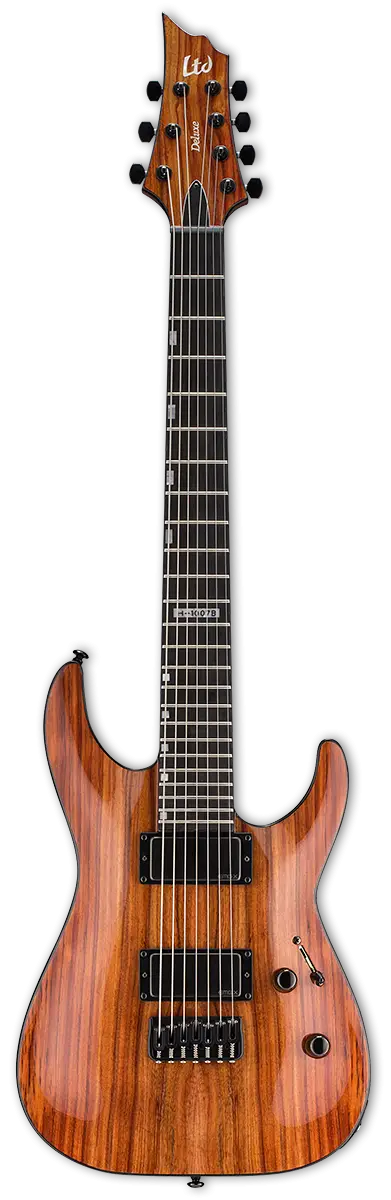Electric Guitar with Wooden Texture